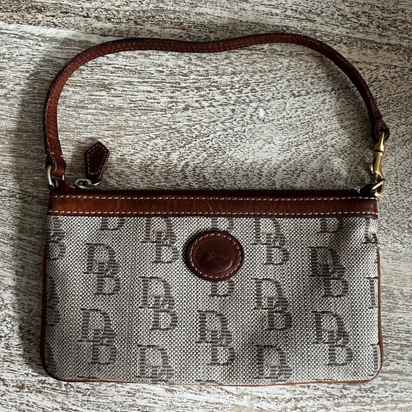 Dooney & Bourke Handbags - Dooney and Bourke signature canvas monogram wristlet